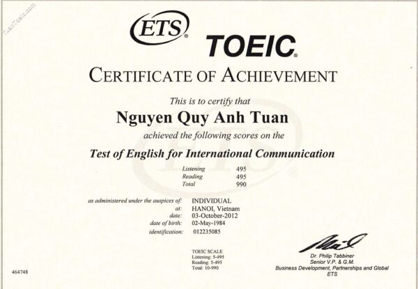 TOEIC certificate | how to get toeic certificate | toeic certificate online
